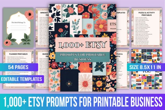 1,000 Etsy Prompts for Printable: A Creator’s Toolkit for Growth and Inspiration