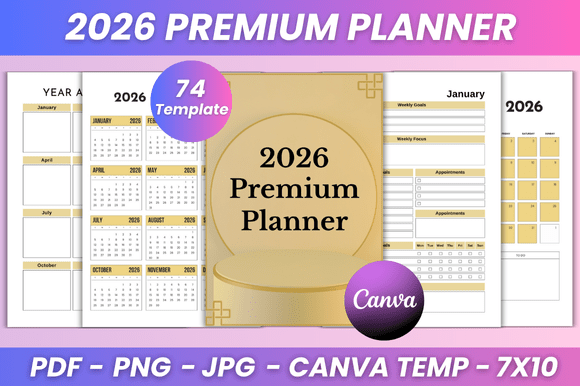 2026 Premium Planner Kdp Interior: A Versatile Tool for Organization and Creativity
