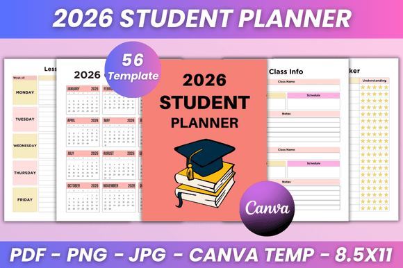 2026 Student Planner Kdp Interior: A Versatile Tool for Organized Learning
