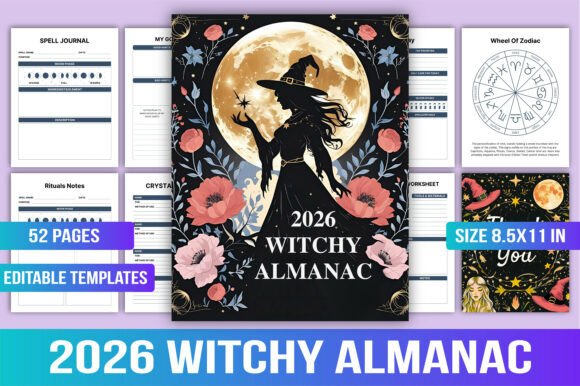 2026 Witchy Almanac: A Magical Guide for Witches and Spiritual Seekers