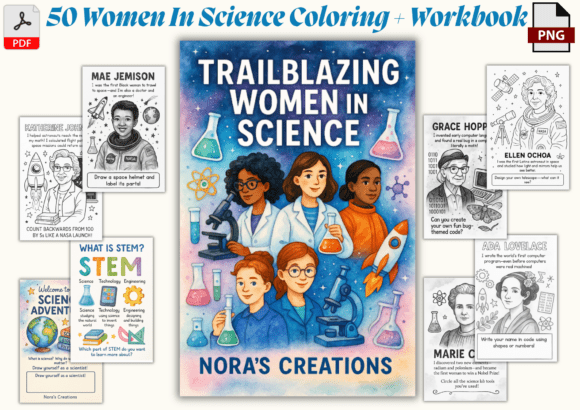 50 Women in Science Coloring Workbook: A Creative Tool for Learning and Inspiration