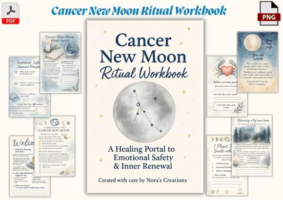 Cancer New Moon Ritual Workbook