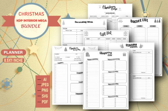 Christmas Planner Mega Bundle Interior: A Comprehensive Guide to Organizing Your Holiday Season