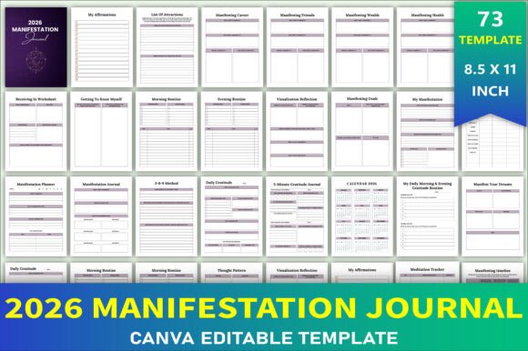 Editable 2026 Manifestation Journal KDP: A Powerful Tool for Personal Growth and Goal Achievement