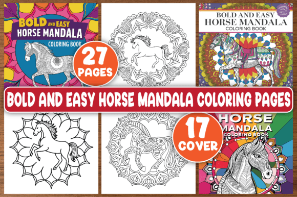 Exploring Horse Mandala Coloring Pages for Adults