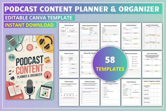 Podcast Content Planner Organizer