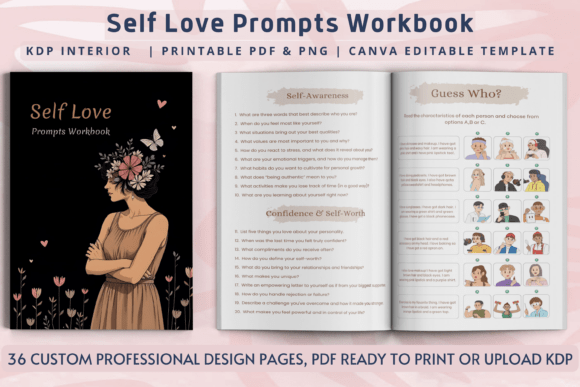 Self Love Prompts Workbook