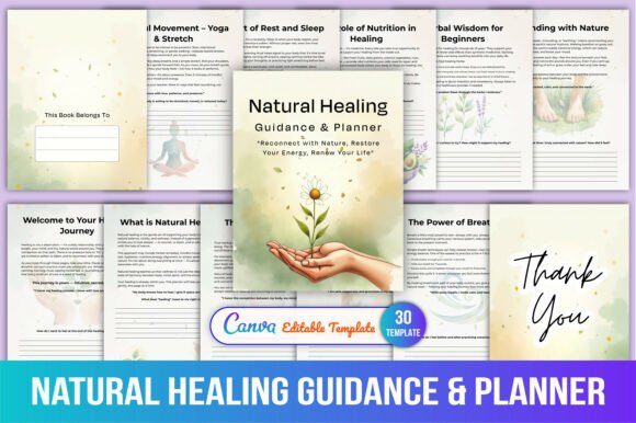 The Natural Healing Guidance Planner: A Holistic Approach to Wellness