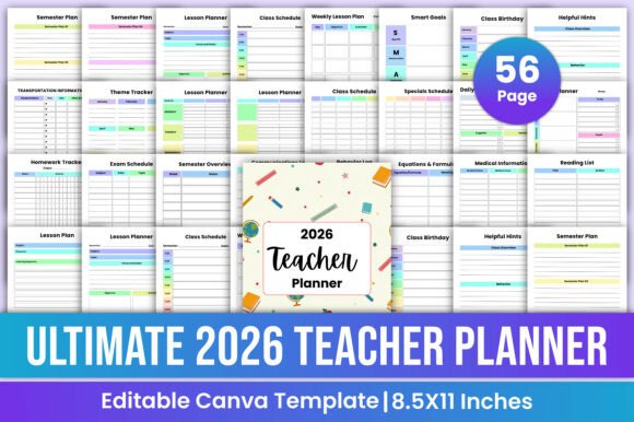 The Ultimate 2026 Teacher Planner Canva Kdp: A Comprehensive Tool for Educators